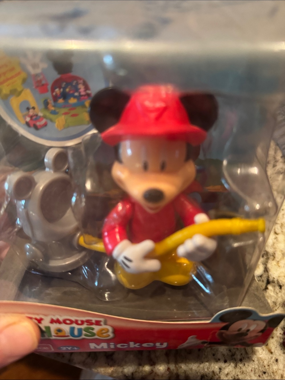 Disney Mickey Mouse Firefighter w turnouts, hose & Mickey ears fire hydrant. NWT - Picture 7 of 7